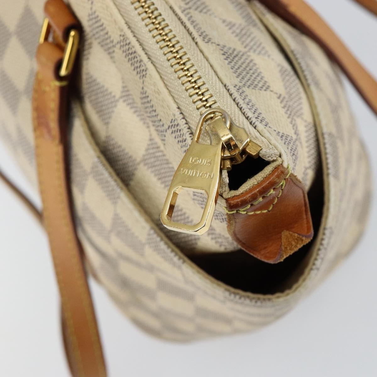 Louis Vuitton Totally Handbag Damier, WHITE, CANVAS, Tote bag