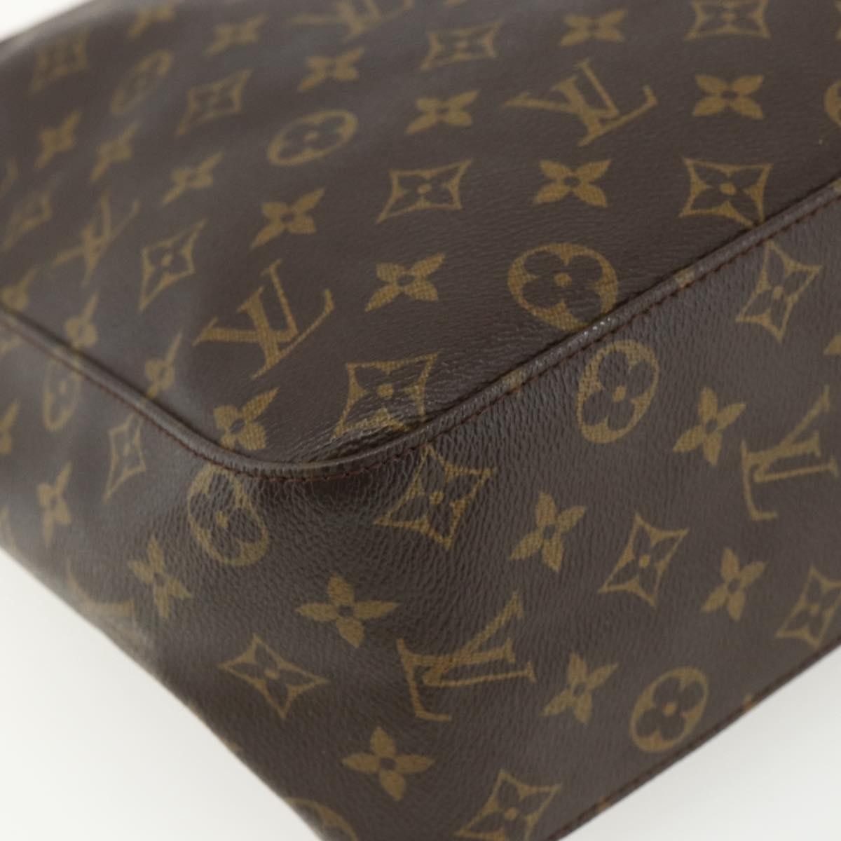 Louis Vuitton Looping Handbag Monogram Canvas, BROWN, CANVAS, Shoulder bag
