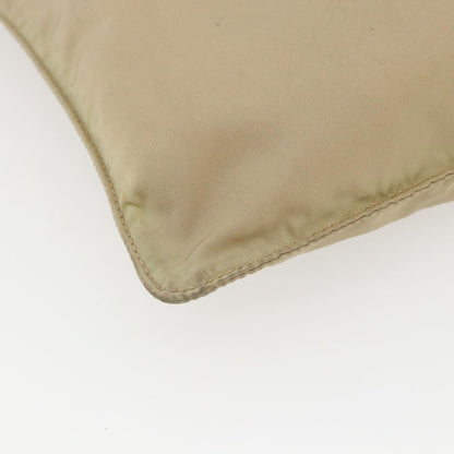 Prada Front Pocket Messenger Bag Tessuto, BEIGE, NYLON, Shoulder bag