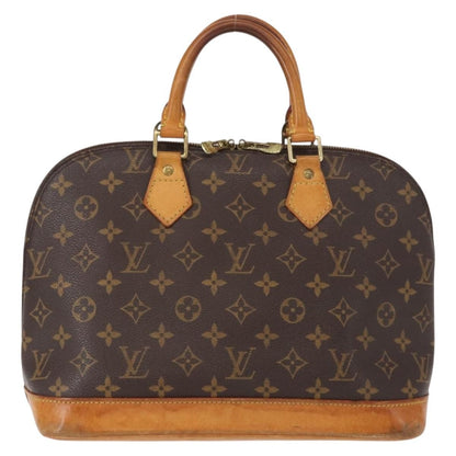 Louis Vuitton Alma Handbag Monogram Canvas, BROWN, CANVAS, Handbag
