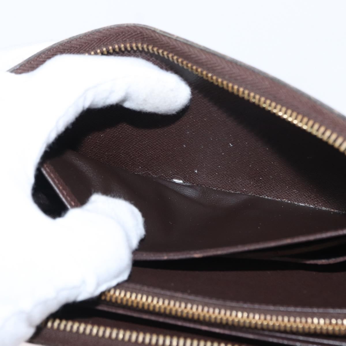 Louis Vuitton Zippy Wallet NM Damier, BROWN, CANVAS, Wallets