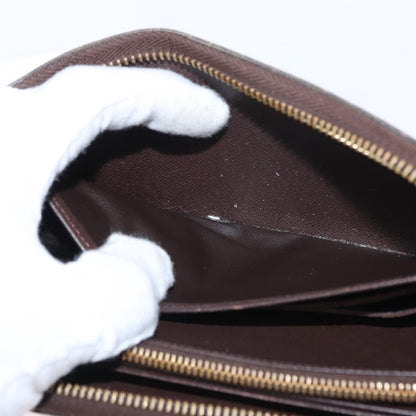 Louis Vuitton Zippy Wallet NM Damier, BROWN, CANVAS, Wallets