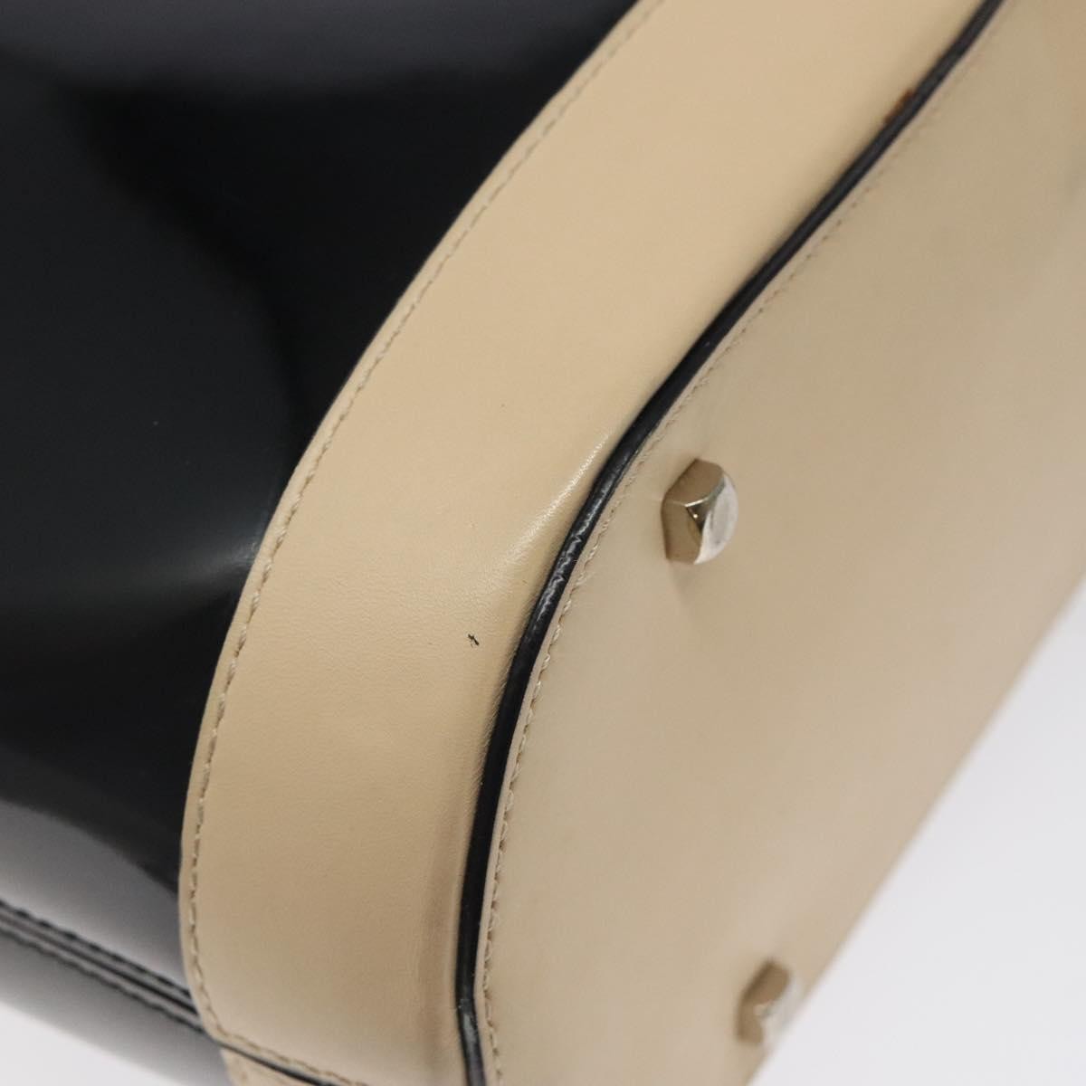 Salvatore Ferragamo Vintage Tote bag Patent Leather, BLACK, PATENT_LEATHER, Tote bag