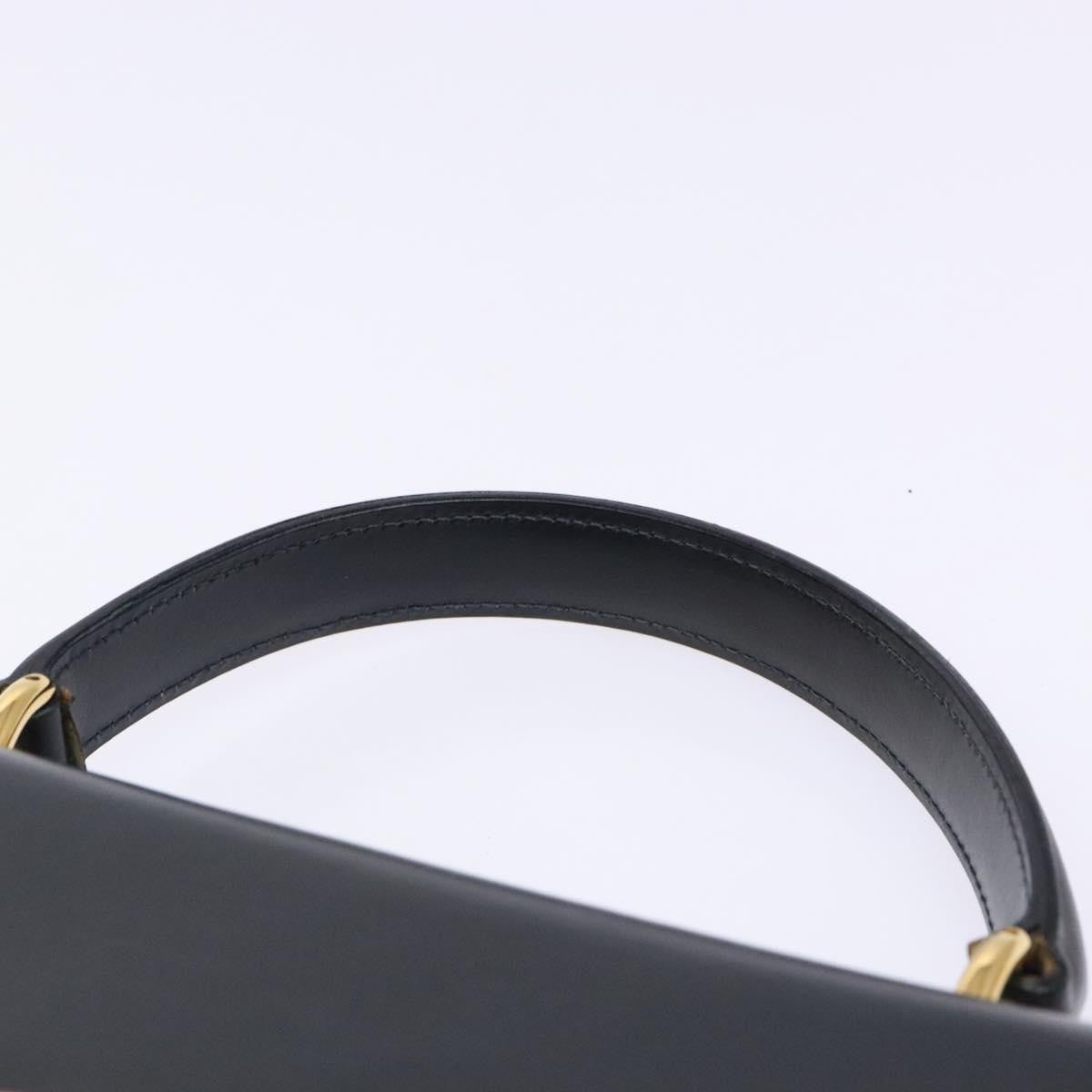 Gucci Lady Lock Leather, NAVY, LEATHER, Handbag