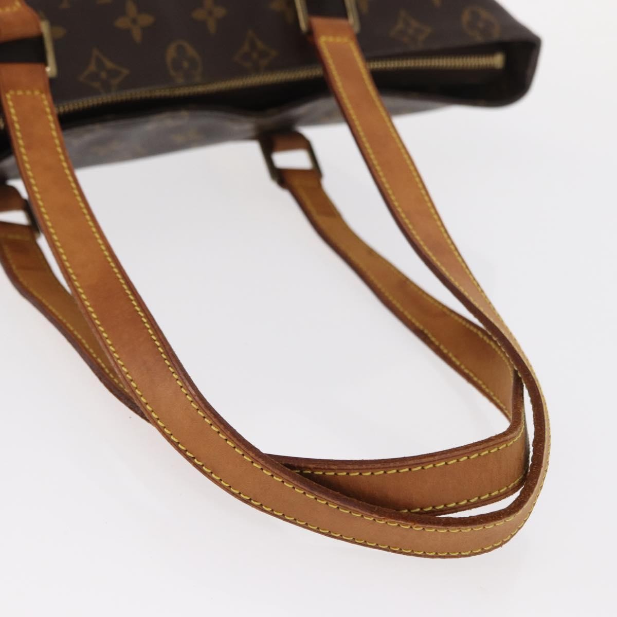Louis Vuitton Cabas Mezzo Monogram Canvas, BROWN, CANVAS, Tote bag