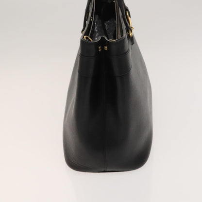 Gucci Bright Bit Convertible Tote Leather, BLACK, LEATHER, Handbag