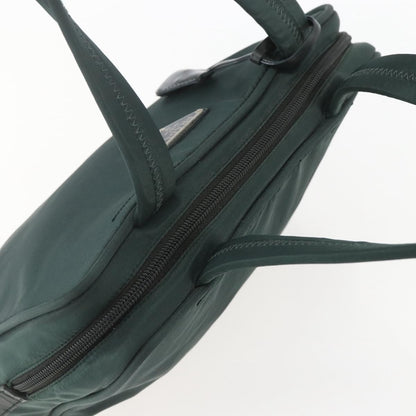 Prada Bowling Shoulder Bag Tessuto, GREEN, NYLON, Handbag