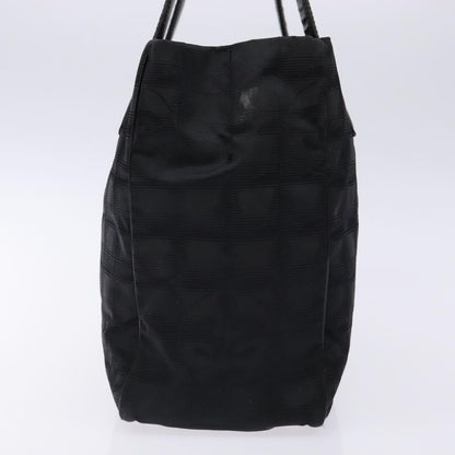 Chanel Travel Line Tote Nylon, BLACK, NYLON, Travel bag