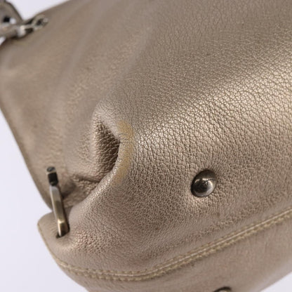 Salvatore Ferragamo Sofia Satchel Leather, BEIGE, LEATHER, Handbag