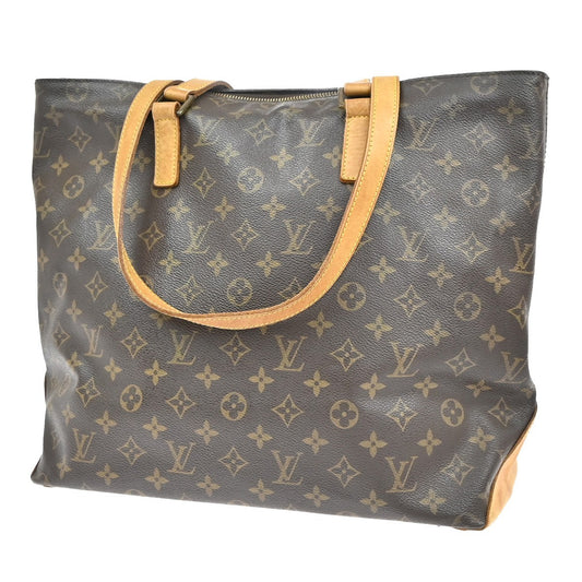 Louis Vuitton Cabas Mezzo Monogram Canvas, BROWN, CANVAS, Tote bag