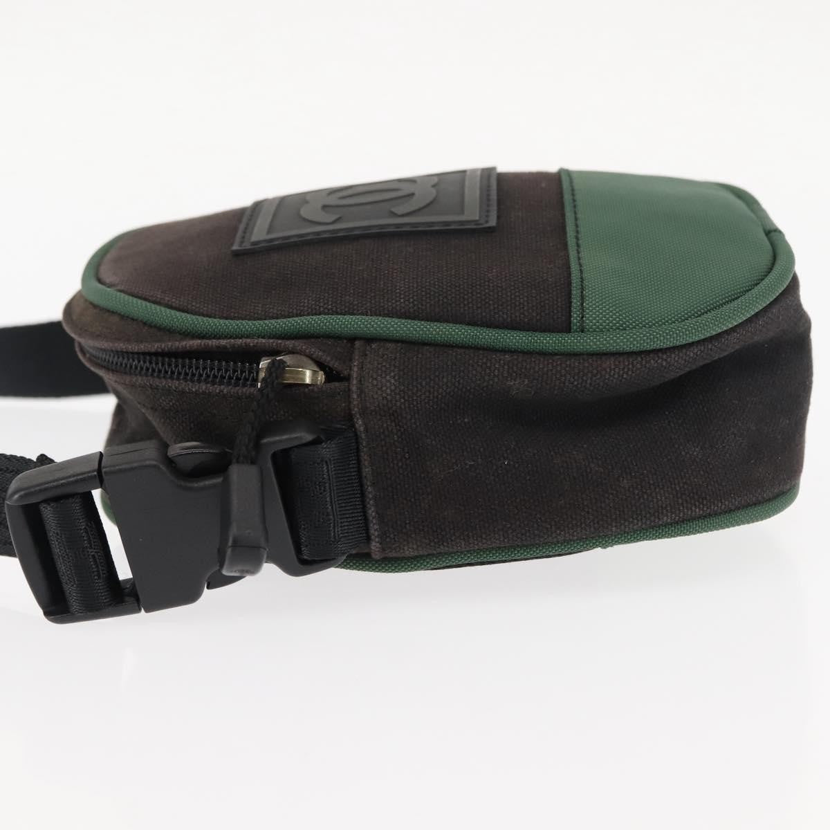 Chanel Sport Line Crossbody Bag Coated Canvas, BLACK, CANVAS, Crossbody bag