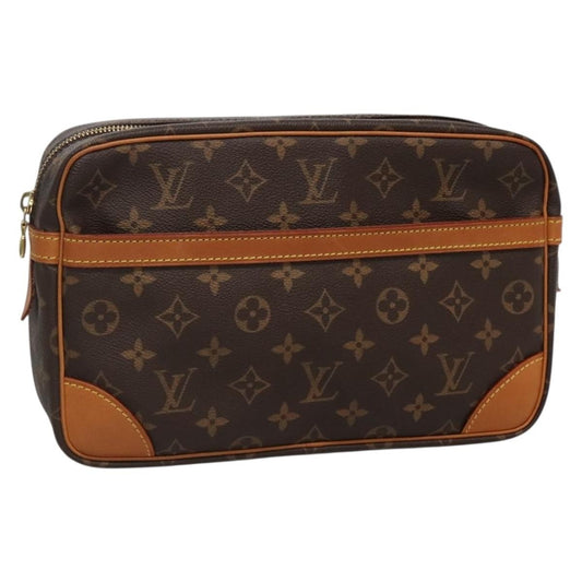 Louis Vuitton Compiegne Canvas, BROWN, CANVAS, Tote bag