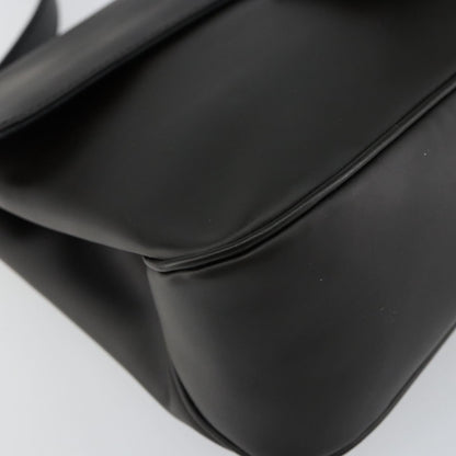 Salvatore Ferragamo Vala Shoulder Bag Leather, BLACK, LEATHER, Shoulder bag