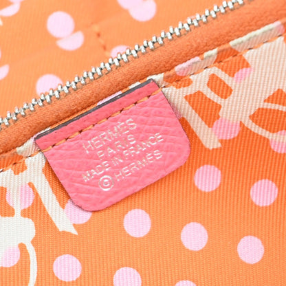 Hermes Azap Zip Around Wallet Silk'in Epsom, PINK, CALFSKIN, Wallets