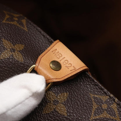 Louis Vuitton Shopping Sac Handbag Monogram Canvas, BROWN, CANVAS, Tote bag