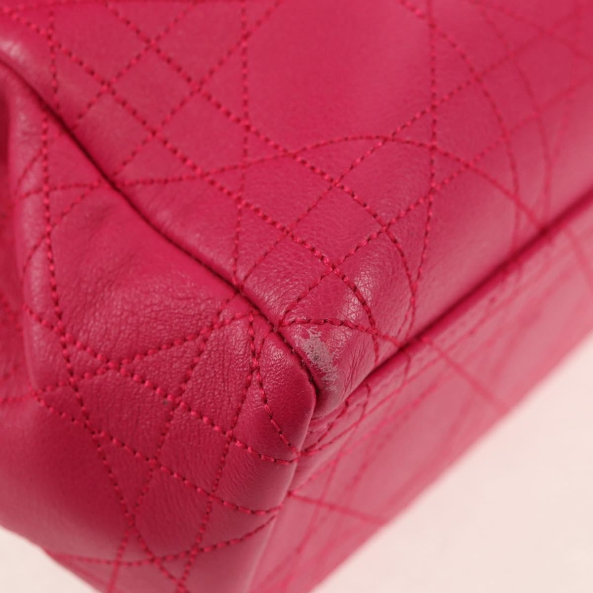 Christian Dior Long Chain Miss Dior Bag Cannage Quilt Lambskin, PINK, LEATHER, Shoulder bag