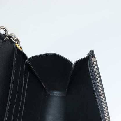 Louis Vuitton Twist Chain Wallet Limited Edition Printed Leather, BLACK, LEATHER, Clutche & pouche