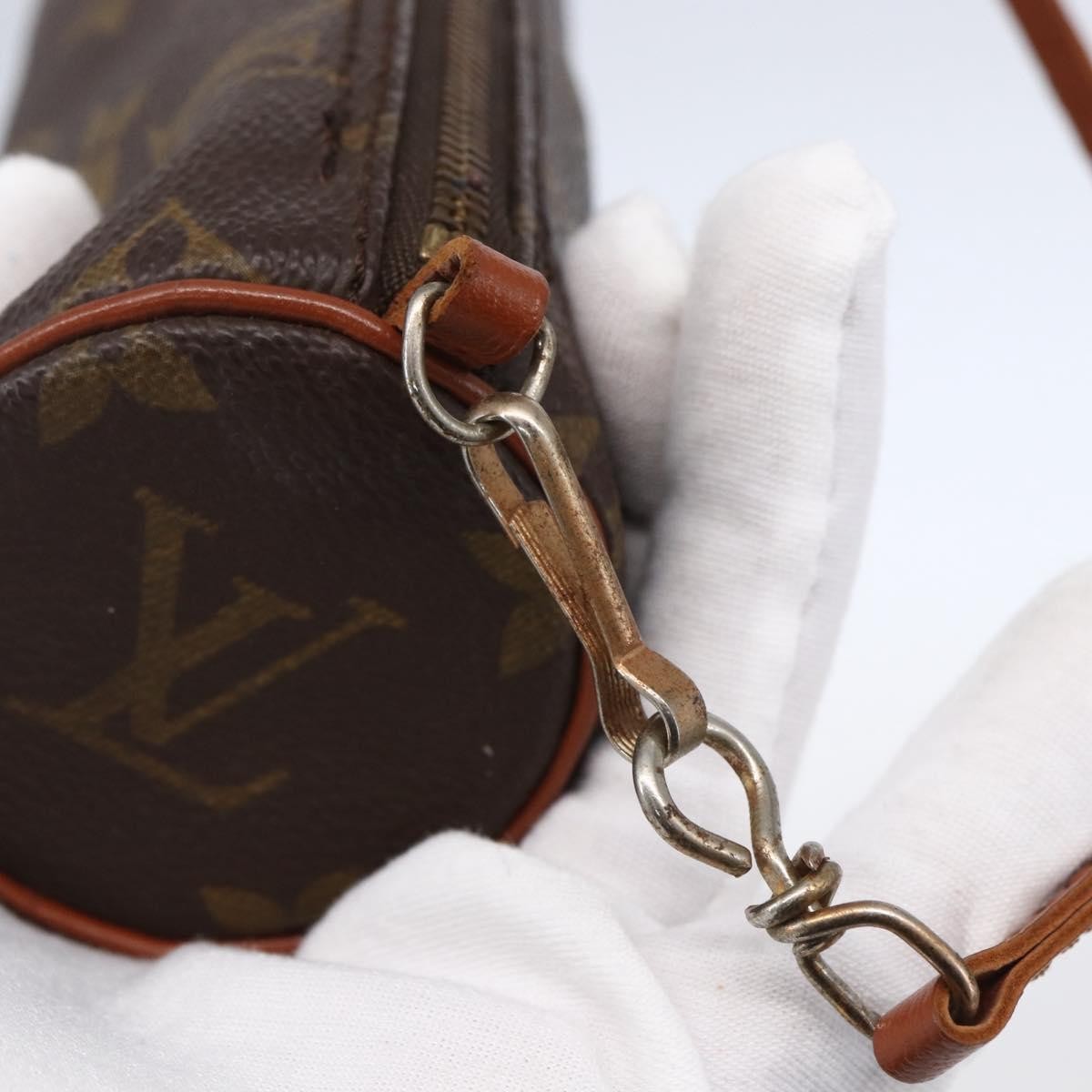 Louis Vuitton Papillon Pochette Monogram Canvas, BROWN, CANVAS, Clutche & pouche