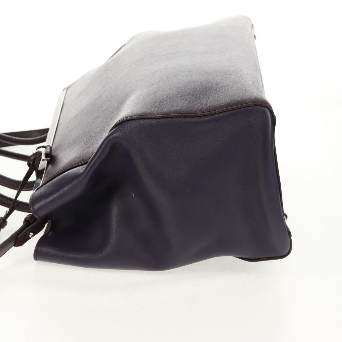 Fendi 2Jours Bag Leather, PURPLE, LEATHER, Handbag