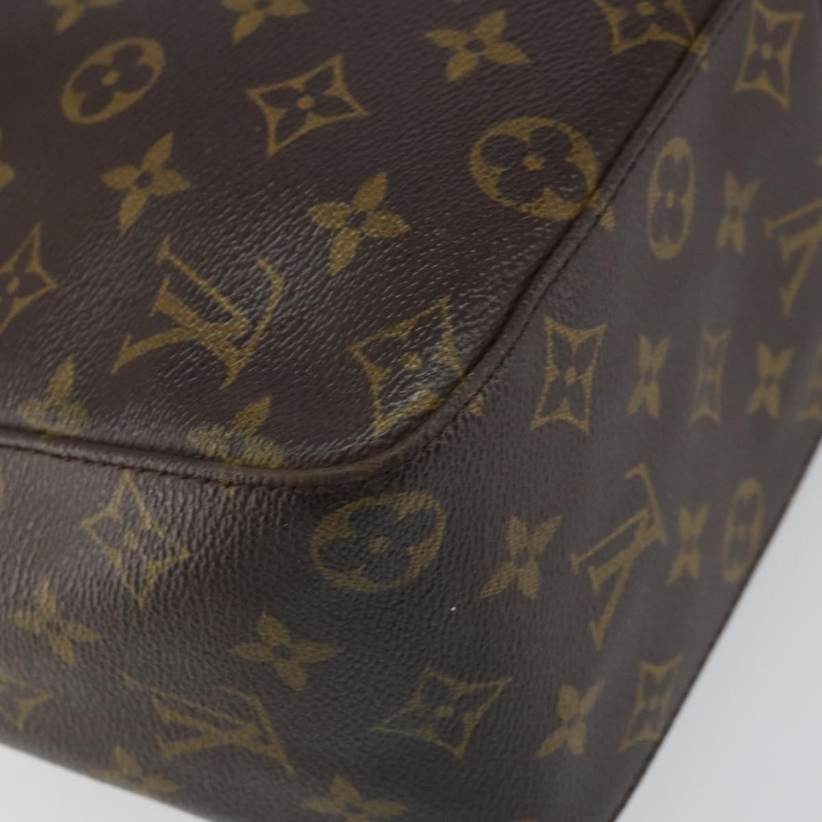 Louis Vuitton Looping Handbag Monogram Canvas, BROWN, CANVAS, Shoulder bag