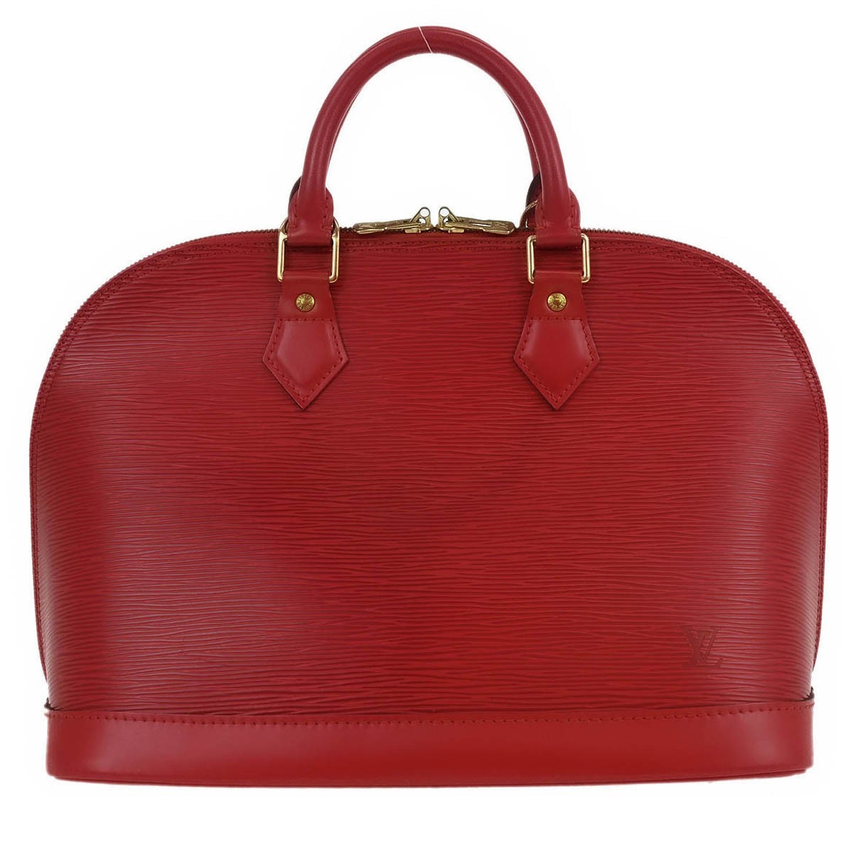 Louis Vuitton Vintage Alma Handbag Epi Leather, RED, LEATHER, Handbag