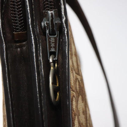 Christian Dior Vintage Trotter Shoulder Bag Canvas, BROWN, CANVAS, Shoulder bag