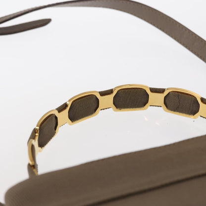 Salvatore Ferragamo Vala Handbag Canvas, BEIGE, CANVAS, Handbag