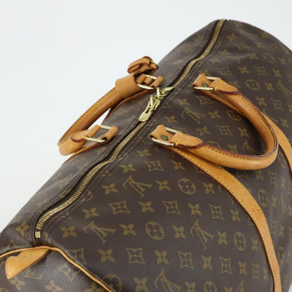 Louis Vuitton Keepall Bag Monogram Canvas, BROWN, CANVAS, Travel bag
