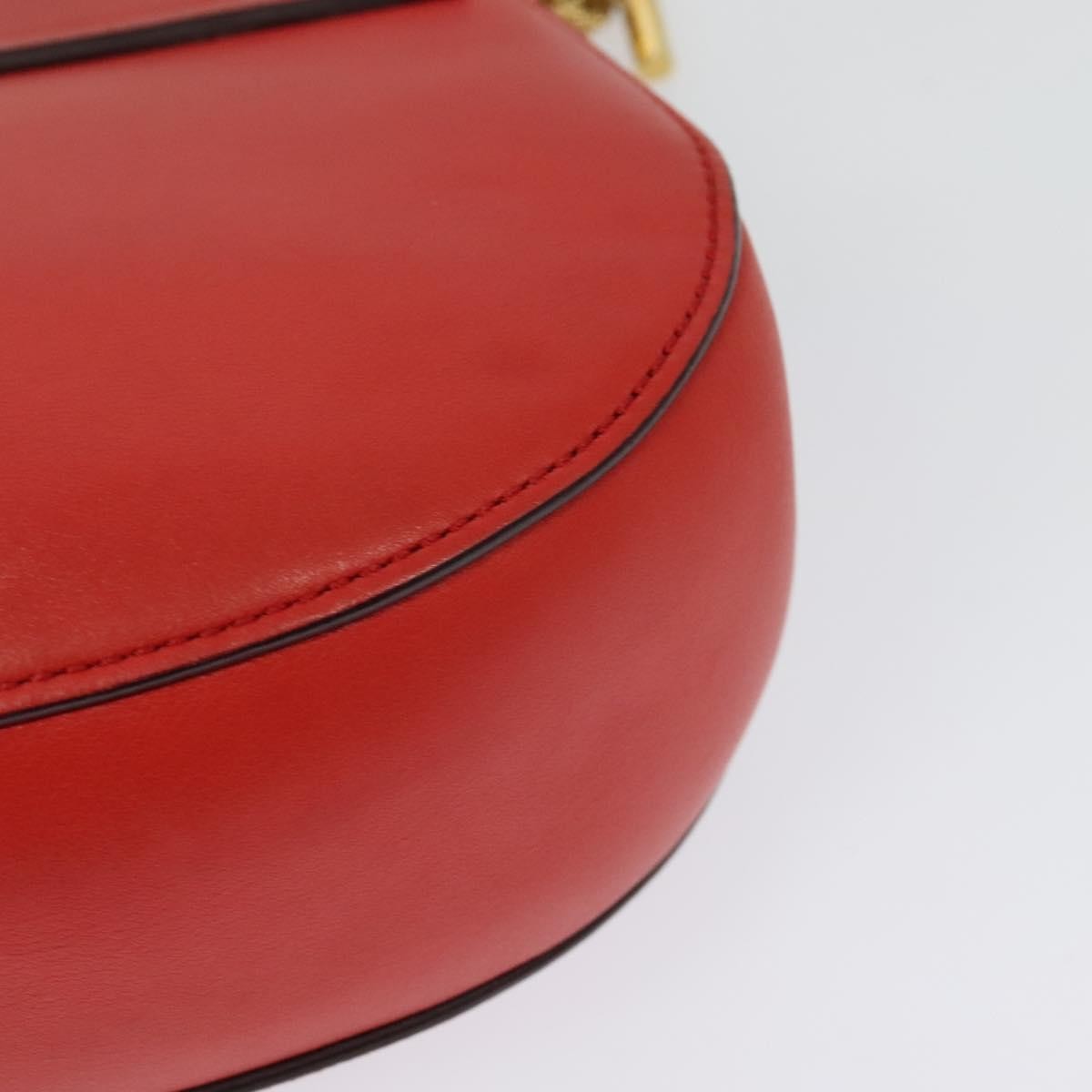 Chloe Drew Crossbody Bag Leather and Suede, RED, SUEDE, Shoulder bag