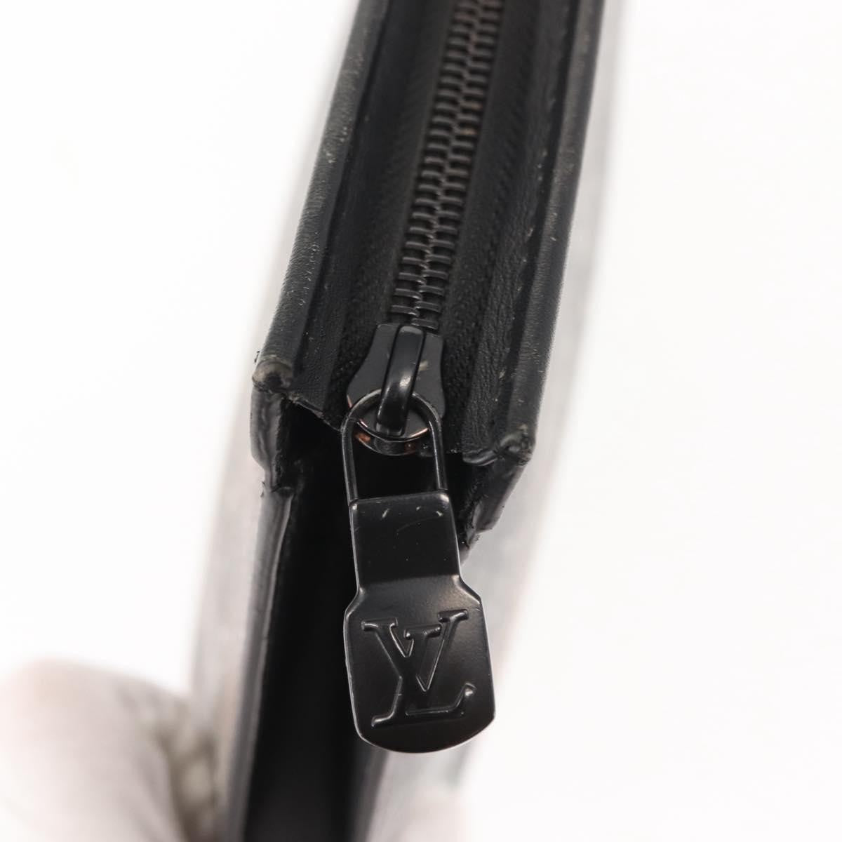 Louis Vuitton Pochette Voyage Monogram Eclipse Canvas, GRAY, CANVAS, Clutche & pouche