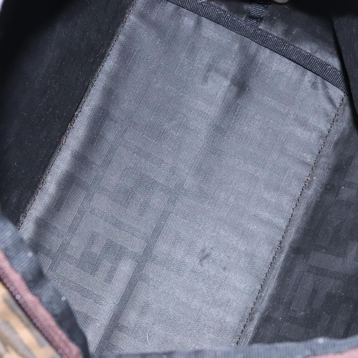 Fendi Vintage Zucca Zucca canvas, BROWN, CANVAS, Handbag