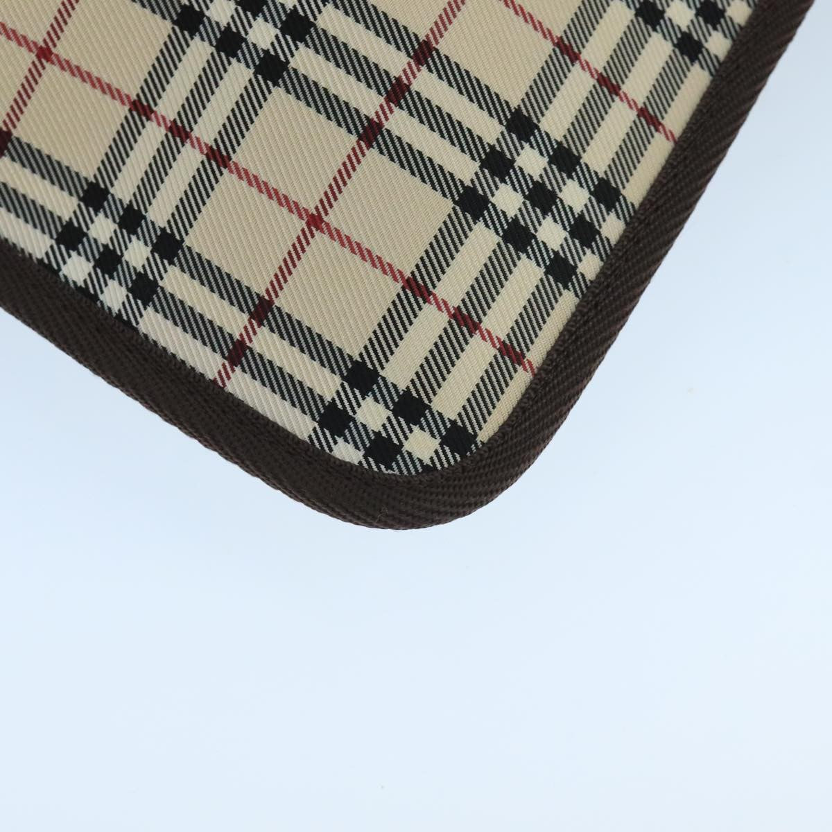 Burberry Nova Check Tote canvas check pattern, BEIGE, CANVAS, Clutche & pouche