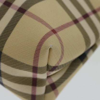 Burberry Nova check Pochette Canvas, BEIGE, CANVAS, Clutche & pouche