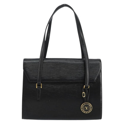 Valentino Garavani Flap Shoulder Bag Leather, BLACK, LEATHER, Shoulder bag