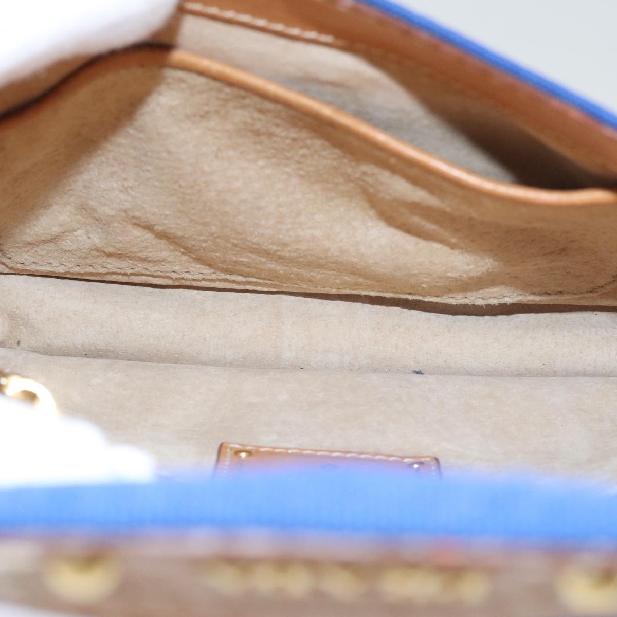 Prada Push Lock Flap Shoulder Bag Canvas, BLUE, CANVAS, Shoulder bag