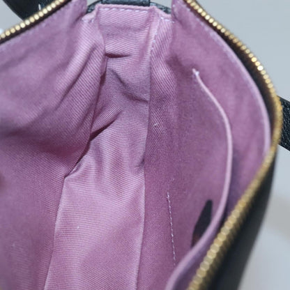 Versace Medusa Shoulder Bag Leather, BLACK, LEATHER, Shoulder bag