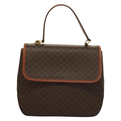 Celine Triomphe vintage handbag Macadam canvas, BROWN, CANVAS, Handbag