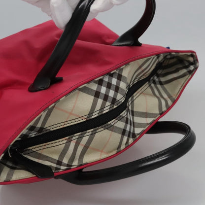 Burberry Nova Check Tote Nylon, PINK, NYLON, Tote bag