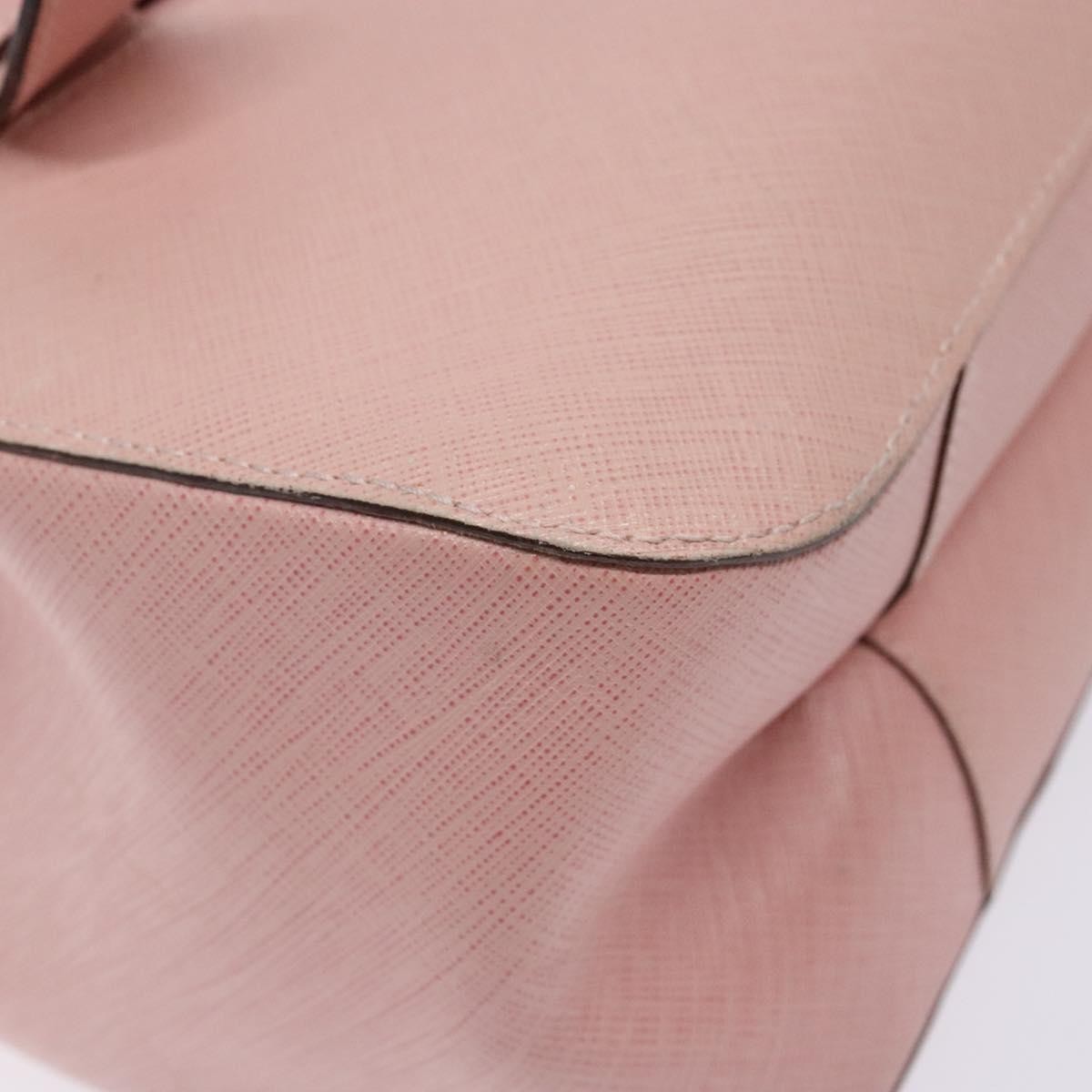 Salvatore Ferragamo Gancini handbag Leather, PINK, LEATHER, Handbag