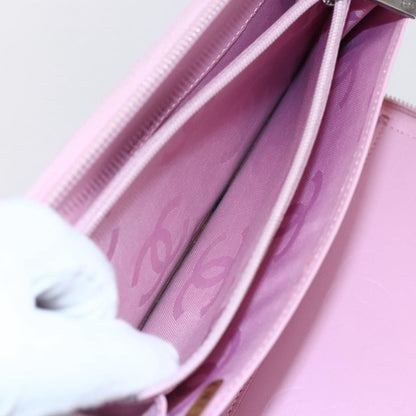 Chanel Cambon Zip Around Wallet Quilted Lambskin, PINK, LEATHER, Wallets