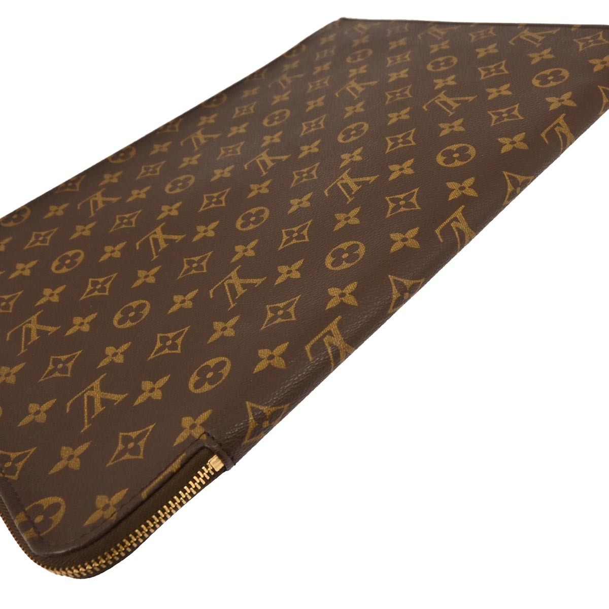 Louis Vuitton Etui Voyage Pouch Monogram Canvas, BROWN, CANVAS, Clutche & pouche