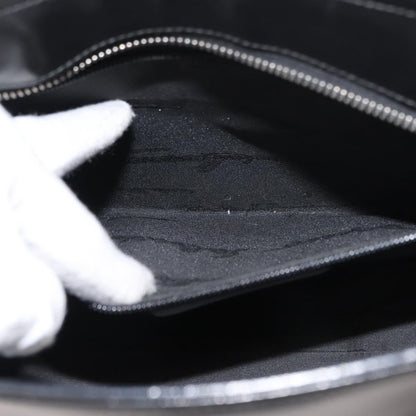 Salvatore Ferragamo Double Gancini Side Buckle Tote Leather, BLACK, LEATHER, Handbag