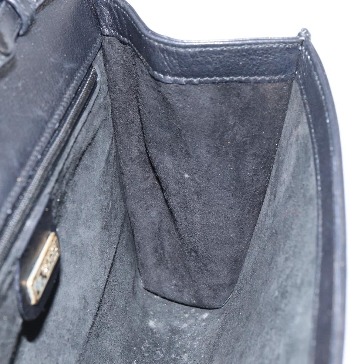 Gucci Vintage Shoulder Bag Leather, BLACK, LEATHER, Shoulder bag