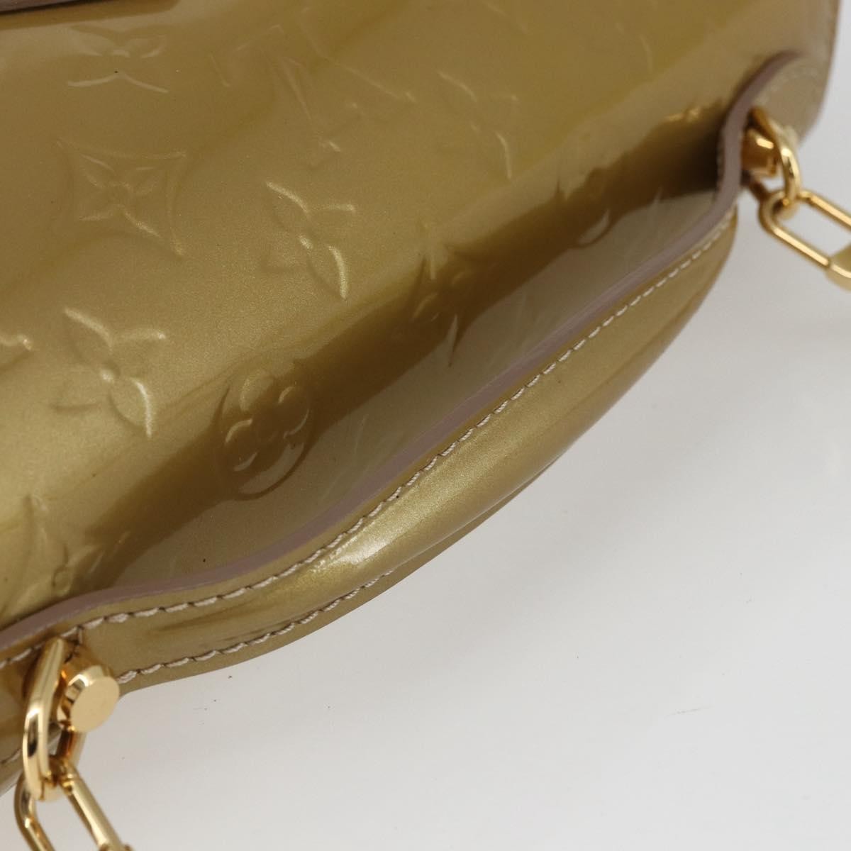 Louis Vuitton Mirada Handbag Monogram Vernis, BEIGE, PATENT_LEATHER, Handbag