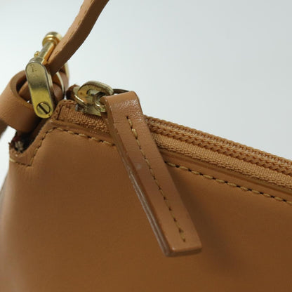 Burberry Vintage Shoulder Bag Leather, BEIGE, LEATHER, Shoulder bag