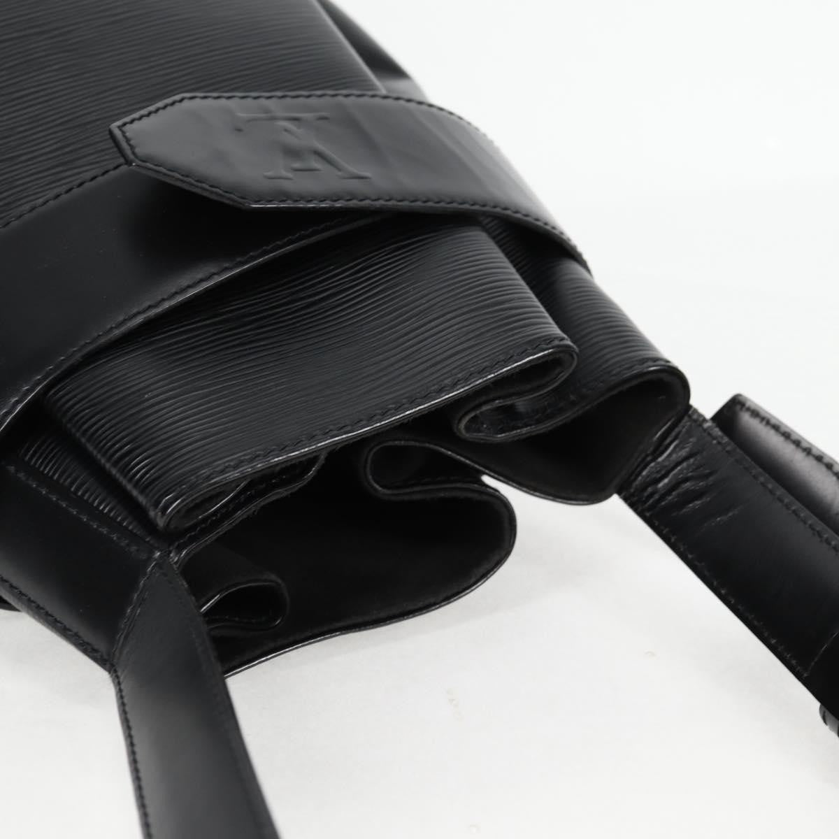 Louis Vuitton Vintage Sac d'Epaule Handbag Epi Leather, BLACK, LEATHER, Shoulder bag