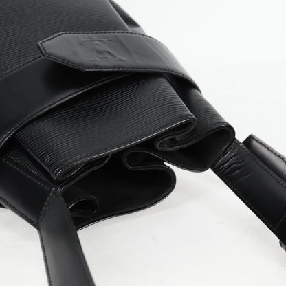 Louis Vuitton Vintage Sac d'Epaule Handbag Epi Leather, BLACK, LEATHER, Shoulder bag