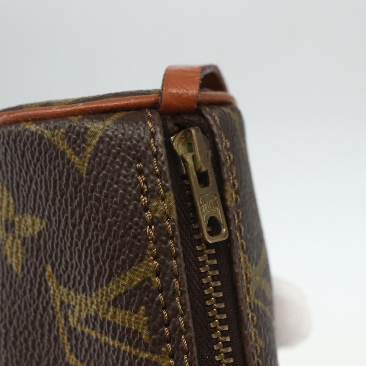 Louis Vuitton Papillon Pochette Monogram Canvas, BROWN, CANVAS, Clutche & pouche