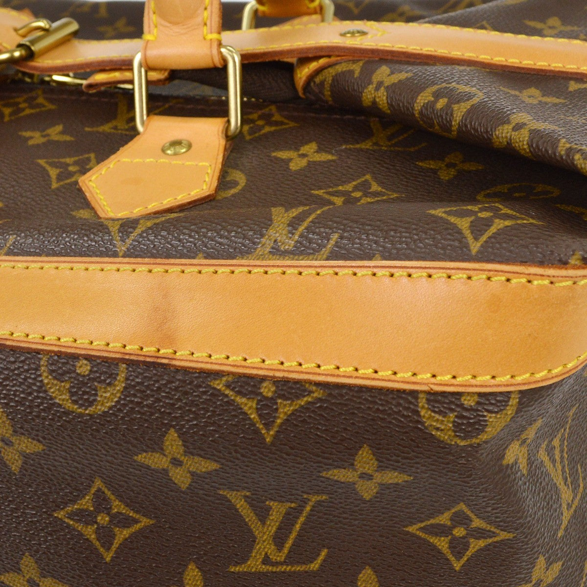 Louis Vuitton Cruiser Handbag Monogram Canvas, BROWN, CANVAS, Travel bag