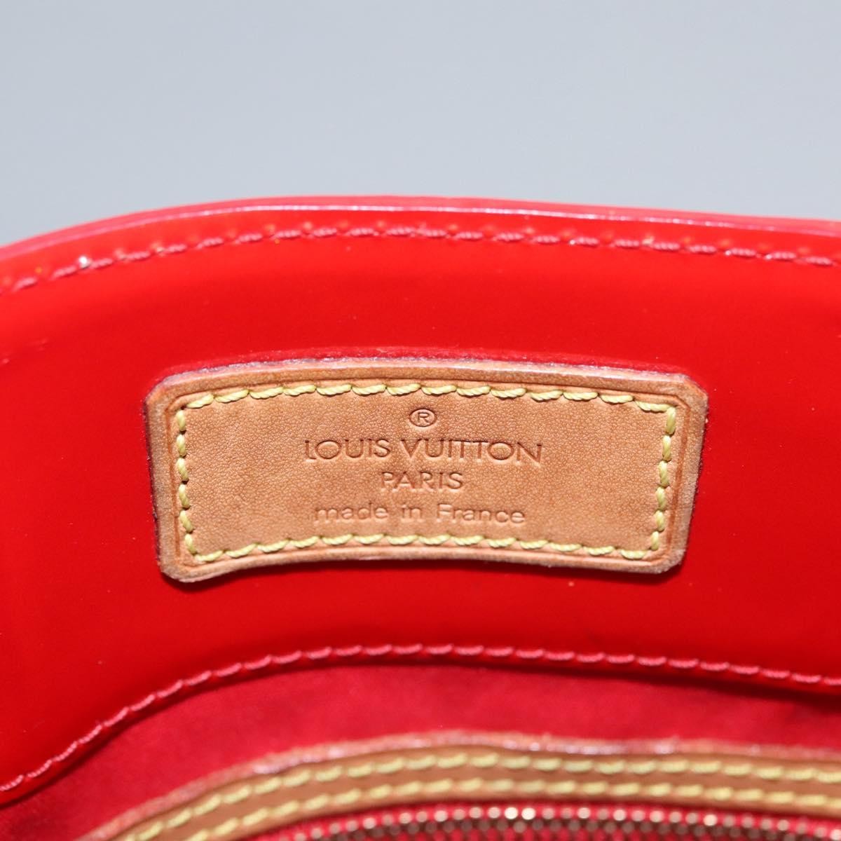 Louis Vuitton Reade Handbag Monogram Vernis, RED, PATENT_LEATHER, Handbag